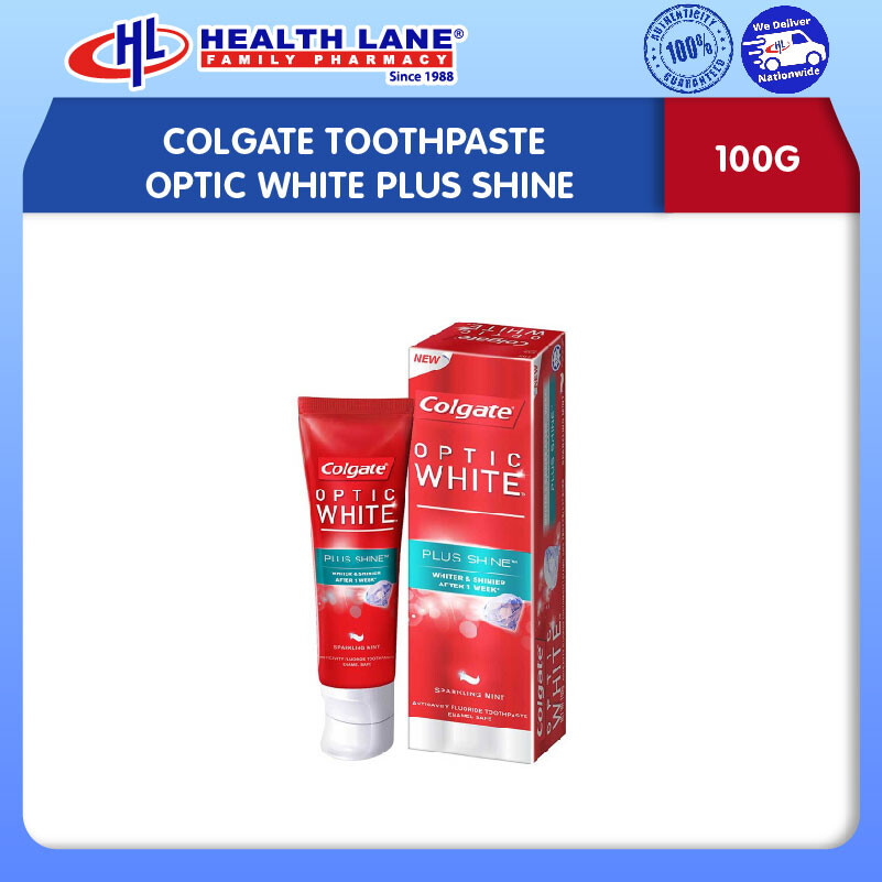 COLGATE TOOTHPASTE OPTIC WHITE PLUS SHINE (100G)